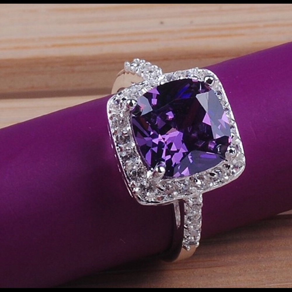 1ct Amnesty & White Sapphire .925 Sterling Silver